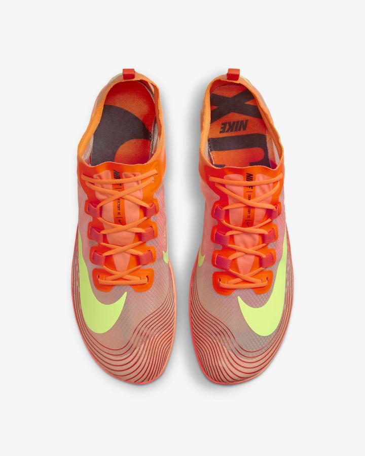 Tenis Clavos Nike Zoom Victory Waffle 5 Track & Field Distance Spikes Hombre Naranjas Rojas Claro Negras | DFHGW-6389