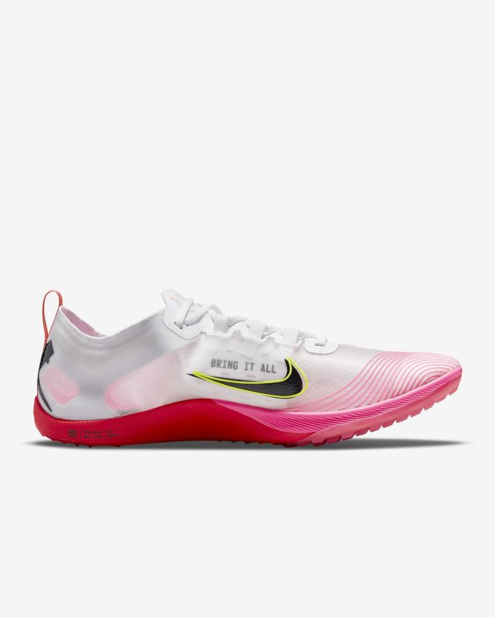 Tenis Clavos Nike Zoom Victory Waffle 5 Track & Field Distance Spikes Hombre Blancas Rojas Claro Negras | SNHQG-3078