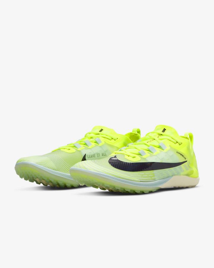 Tenis Clavos Nike Zoom Victory Waffle 5 Track & Field Distance Spikes Mujer Verde Menta Moradas | UGIJY-7269