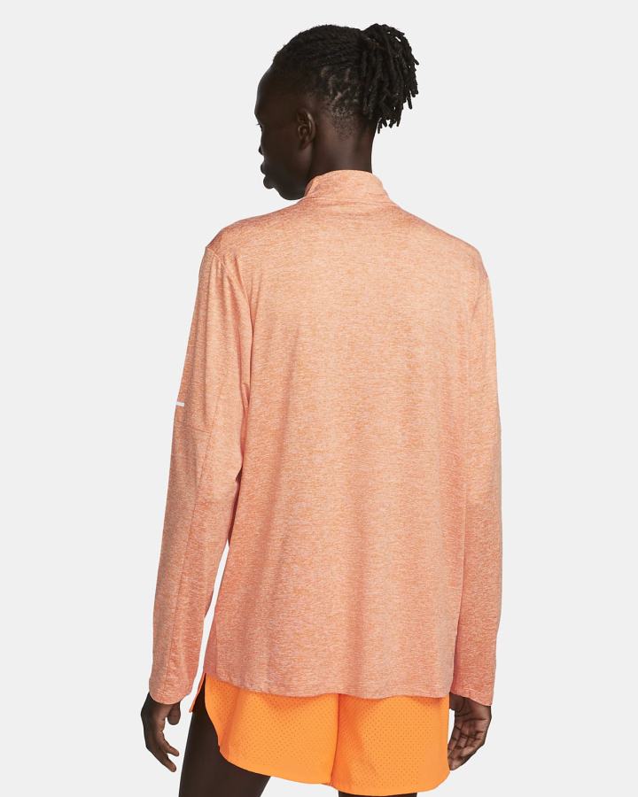 Top Running Nike Dri-FIT Element 1/4-Zip Hombre Naranjas | AUCWN-4728