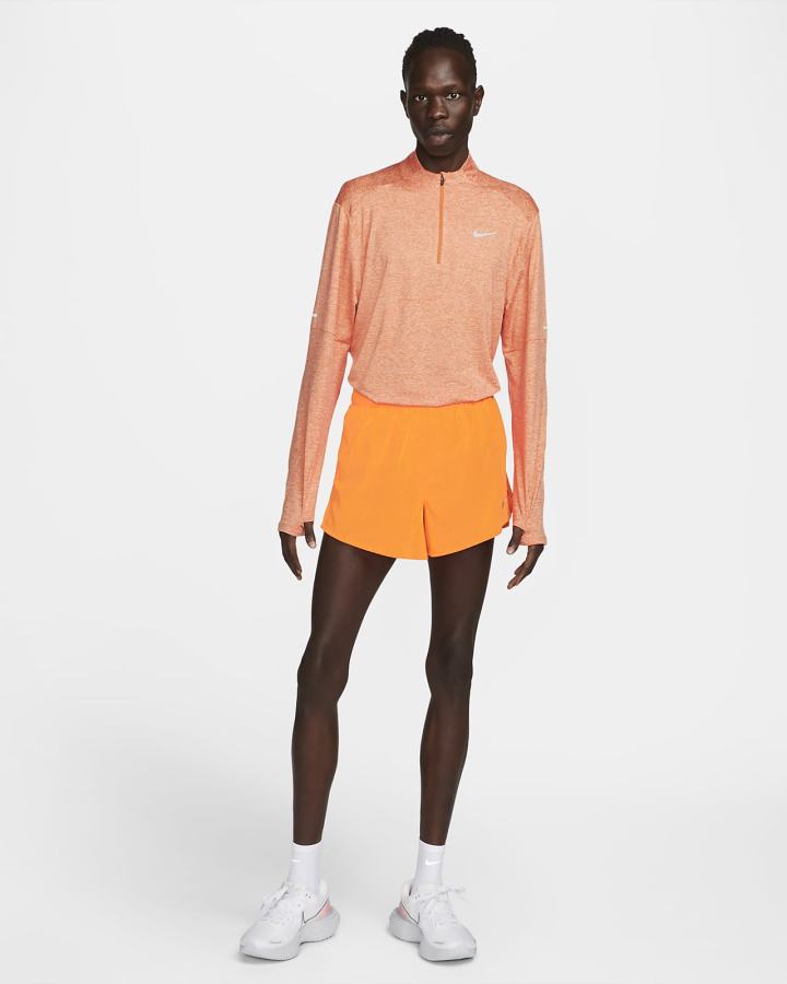 Top Running Nike Dri-FIT Element 1/4-Zip Hombre Naranjas | AUCWN-4728