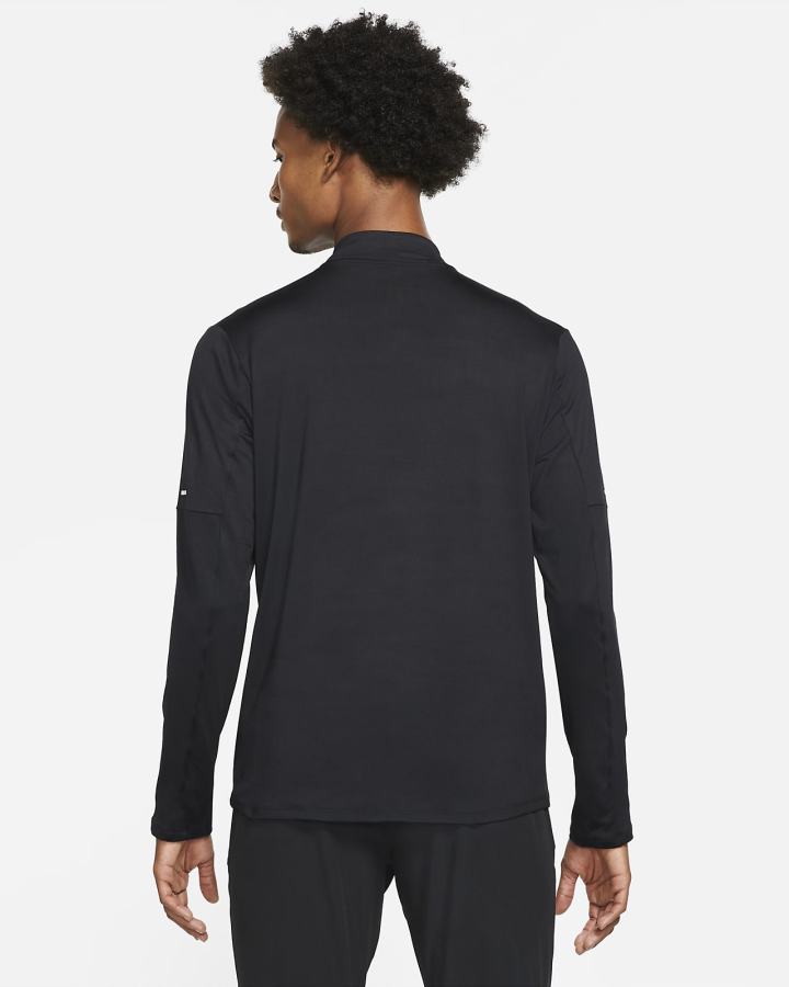 Top Running Nike Dri-FIT Element 1/4-Zip Hombre Negras | JNTSY-6432