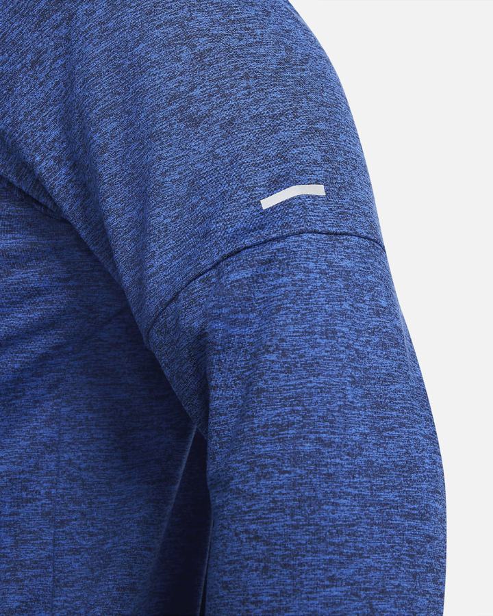 Top Running Nike Dri-FIT Element 1/4-Zip Hombre Obsidian Azul Real | TUVHF-5290