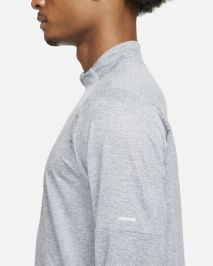 Top Running Nike Dri-FIT Element 1/4-Zip Hombre Gris | YNCPX-4852