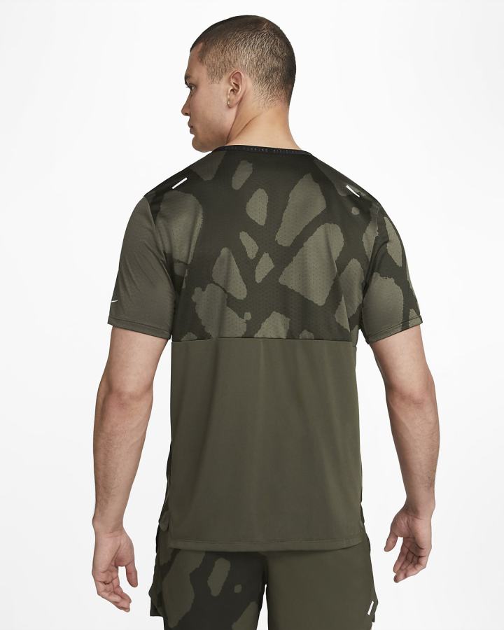 Top Running Nike Dri-FIT Run Division Rise 365 Hombre Kaki | LUVIF-1597