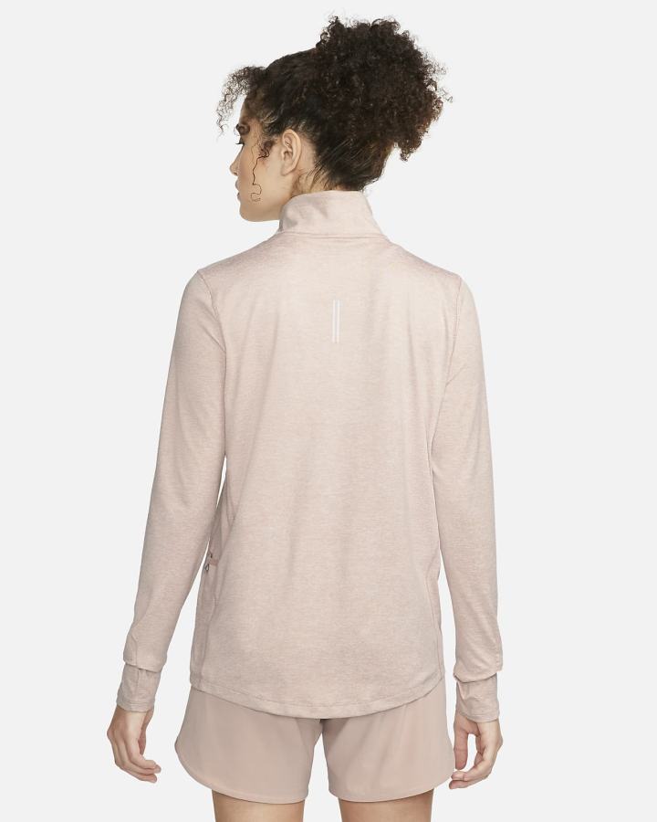 Top Running Nike Element 1/2-Zip (Plus Size) Mujer Rosas Rosas Claro | AFLJW-8602