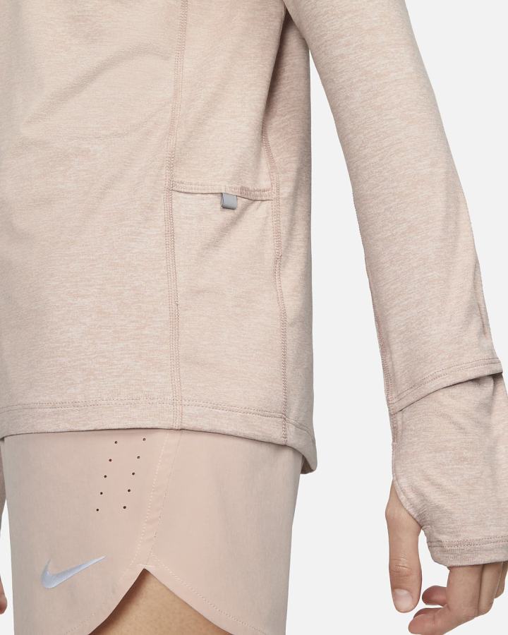 Top Running Nike Element 1/2-Zip (Plus Size) Mujer Rosas Rosas Claro | AFLJW-8602