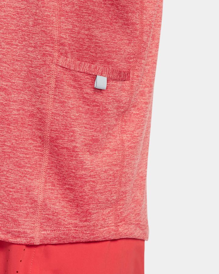 Top Running Nike Element 1/2-Zip (Plus Size) Mujer Rojas Claro | RZOAK-1690
