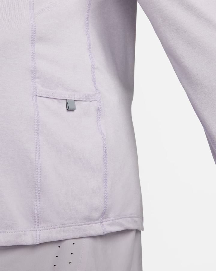 Top Running Nike Element 1/2-Zip (Plus Size) Mujer Moradas | SCAQH-2481