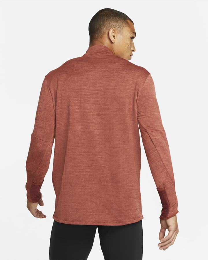 Top Running Nike Therma-FIT Repel Element 1/4-Zip Hombre Marrones | BUFVJ-8604