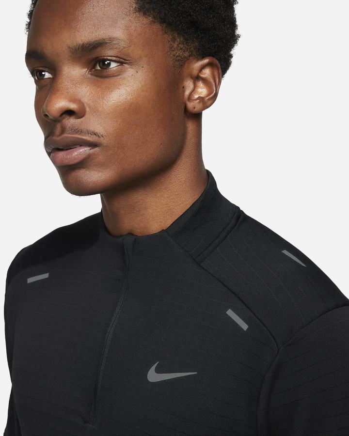 Top Running Nike Therma-FIT Repel Element 1/4-Zip Hombre Negras | GHRDI-5480