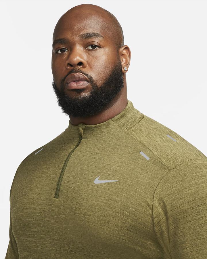 Top Running Nike Therma-FIT Repel Element 1/4-Zip Hombre Verde | SEJUX-5810