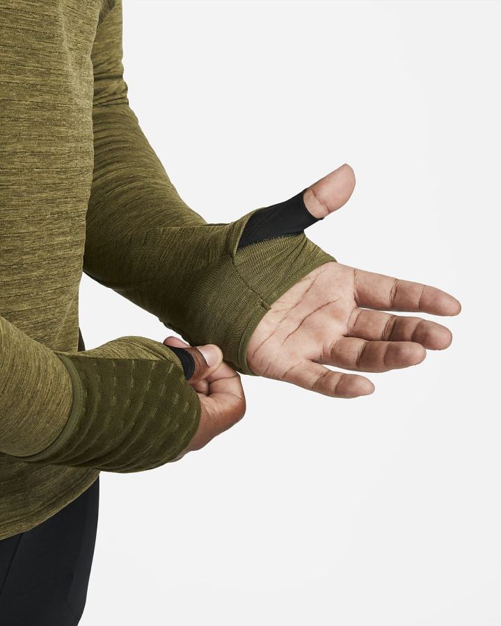 Top Running Nike Therma-FIT Repel Element 1/4-Zip Hombre Verde | SEJUX-5810