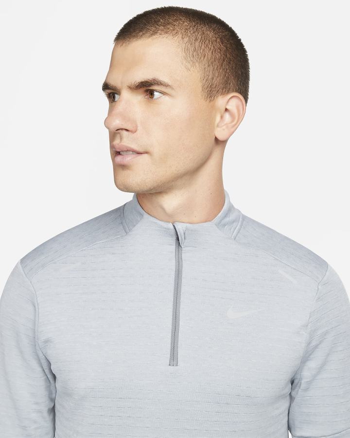 Top Running Nike Therma-FIT Repel Element 1/4-Zip Hombre Gris | WCEQG-1032