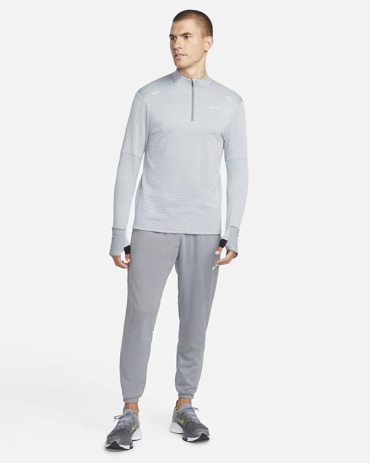 Top Running Nike Therma-FIT Repel Element 1/4-Zip Hombre Gris | WCEQG-1032