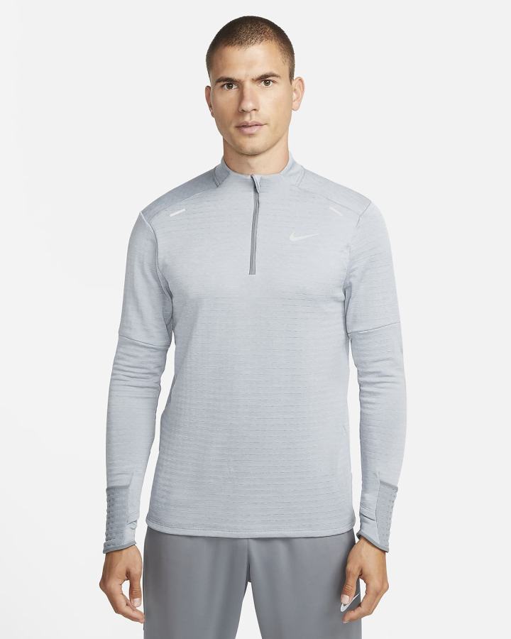 Top Running Nike Therma-FIT Repel Element 1/4-Zip Hombre Gris | WCEQG-1032