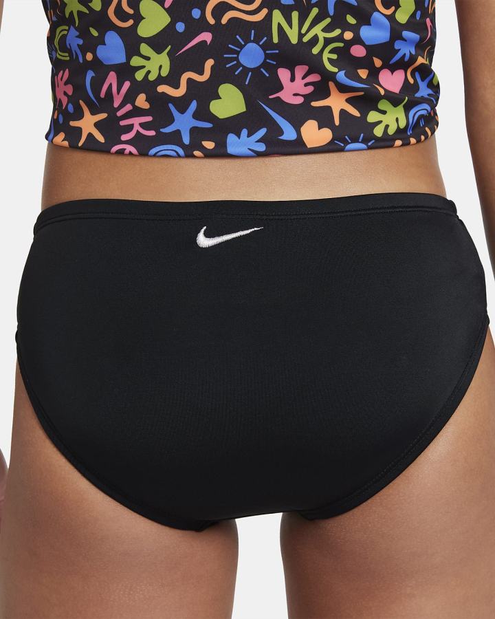 Trajes De Baño Nike Fun Forest Kids Short Sleeve Top Bikini Set Niña Negras | BTEPO-1064