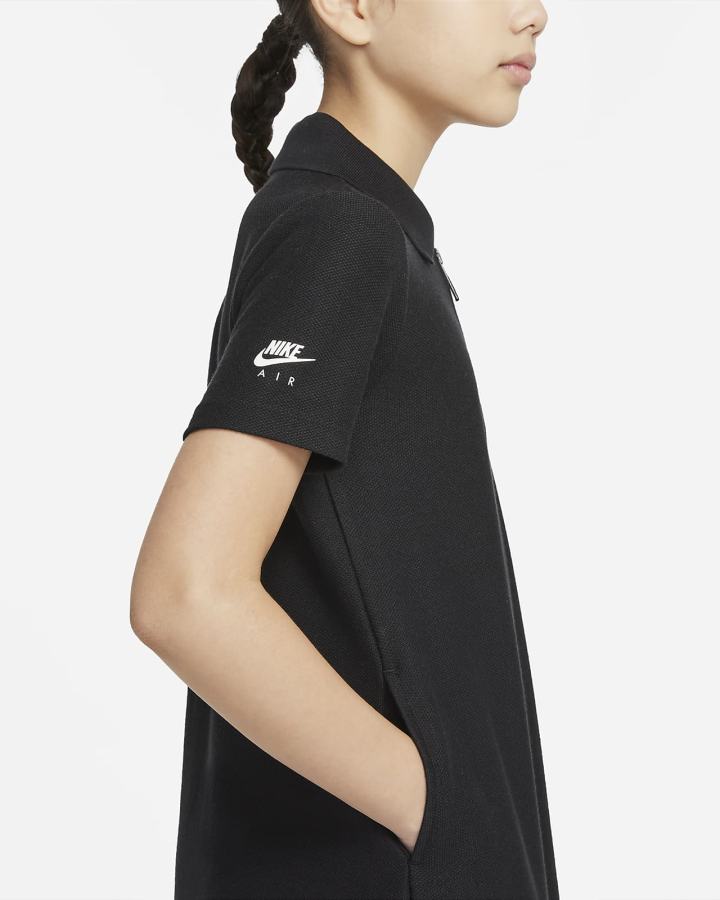 Vestido Nike Air Kids Niña Negras Blancas | PXEGY-3576