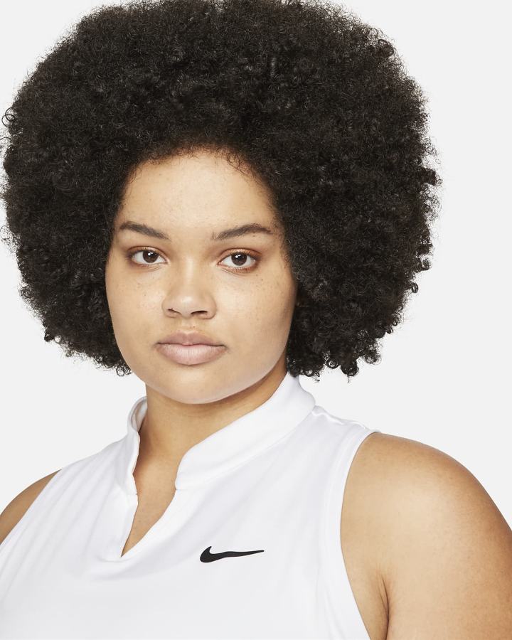 Vestido Nike Court Dri-FIT Victory Tennis Mujer Blancas Negras | KBHNF-4765