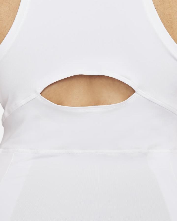 Vestido Nike Court Dri-FIT Victory Tennis Mujer Blancas Negras | KBHNF-4765