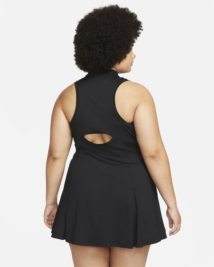 Vestido Nike Court Dri-FIT Victory Tennis Mujer Negras Blancas | UXRVL-8234