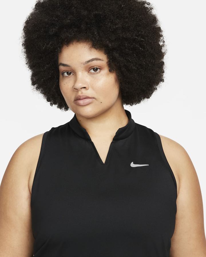 Vestido Nike Court Dri-FIT Victory Tennis Mujer Negras Blancas | UXRVL-8234
