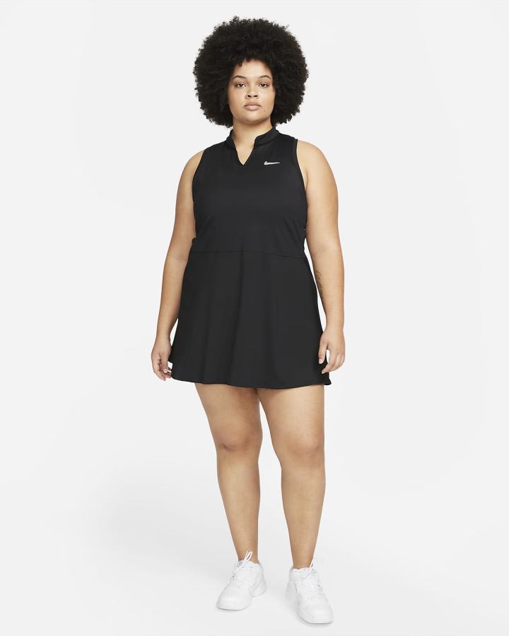 Vestido Nike Court Dri-FIT Victory Tennis Mujer Negras Blancas | UXRVL-8234