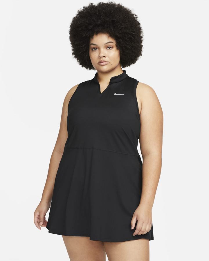 Vestido Nike Court Dri-FIT Victory Tennis Mujer Negras Blancas | UXRVL-8234