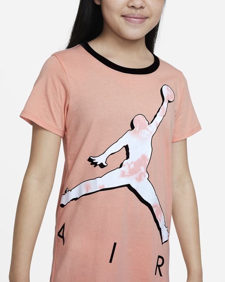 Vestido Nike Jordan Tie Dye Kids Niña Naranjas | KHOSZ-2160