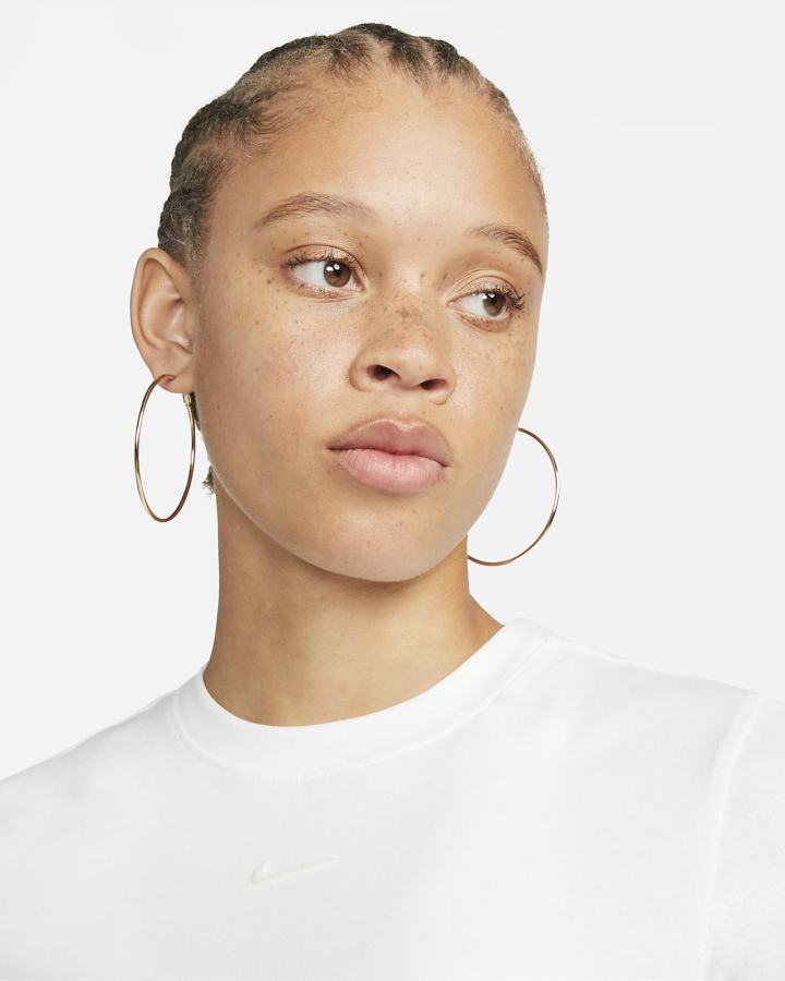 Vestido Nike Sportswear Color Clash Maxi Mujer Blancas Beige | NFWYV-6492