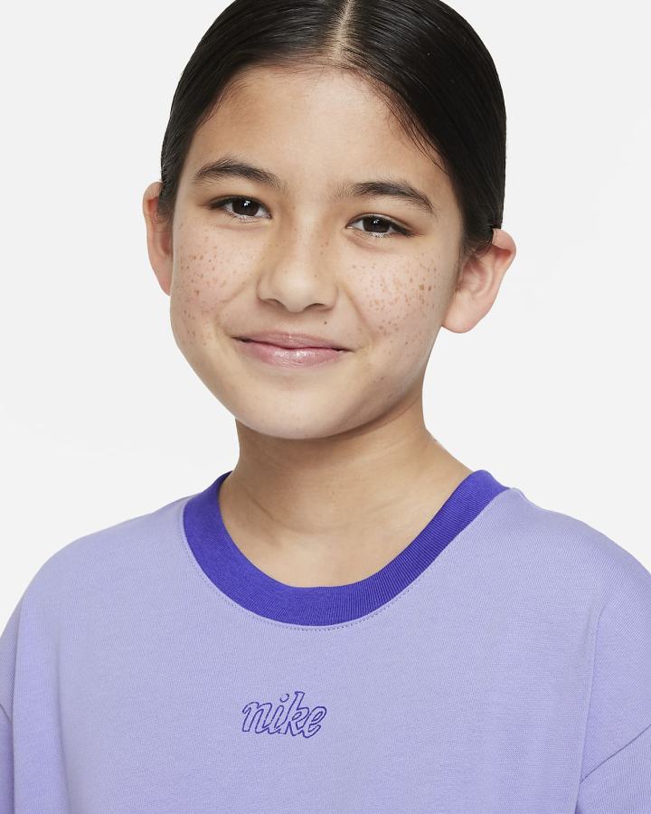 Vestido Nike Sportswear Icon Clash Kids Niña Verde Menta | KZHDC-6730