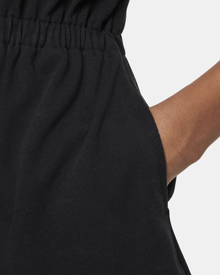 Vestido Nike Sportswear Icon Clash Kids Niña Negras Blancas | SOBRV-6301