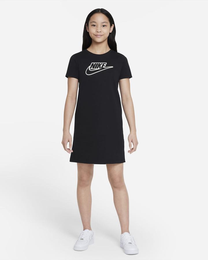 Vestido Nike Sportswear Kids Niña Negras | BGJCR-8735