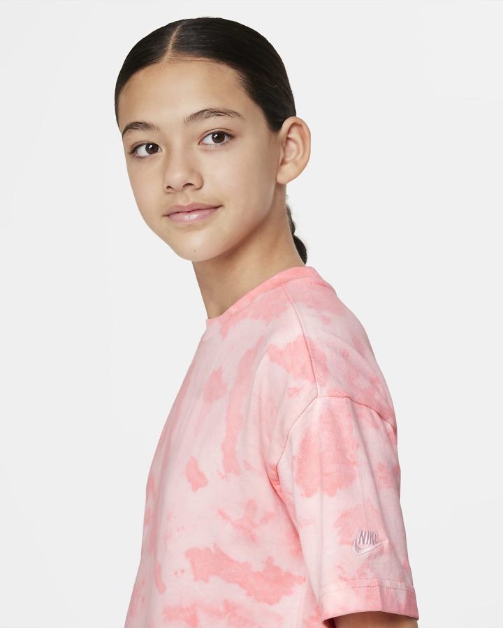 Vestido Nike Sportswear Kids Niña Rojas Claro Blancas | LITKN-5214