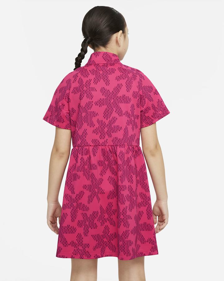 Vestido Nike Sportswear Kids Printed Short-Sleeve Niña Rosas | WQJRL-6128