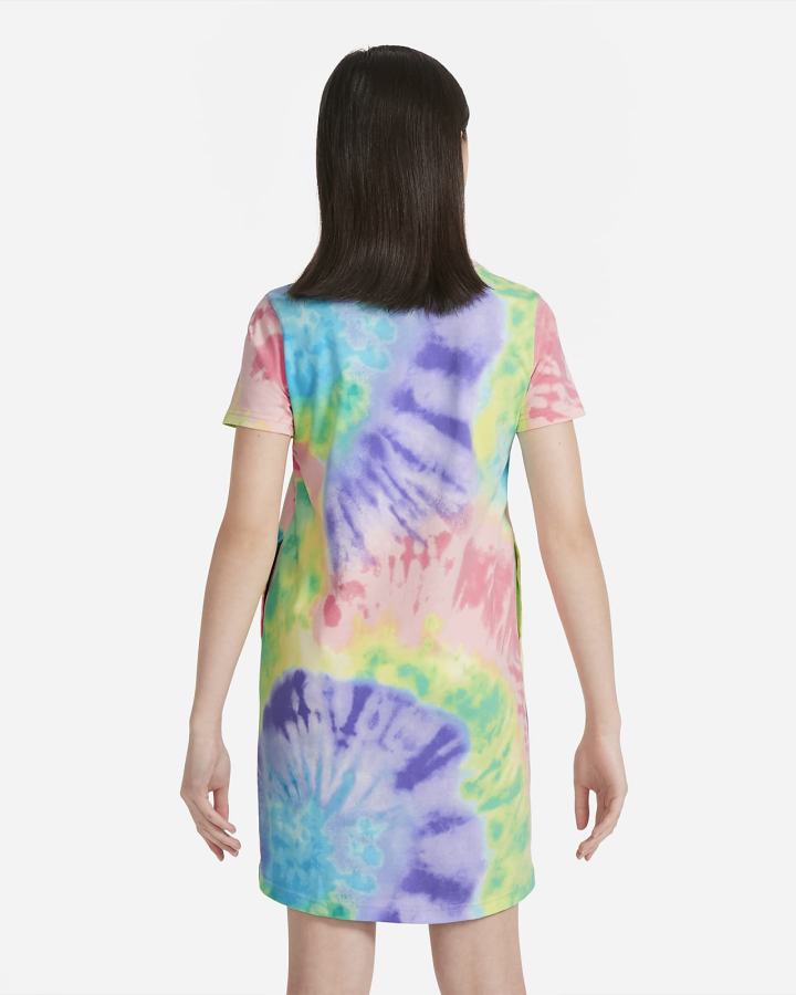 Vestido Nike Sportswear Kids Tie-Dye Niña Multicolor | HABWJ-7659