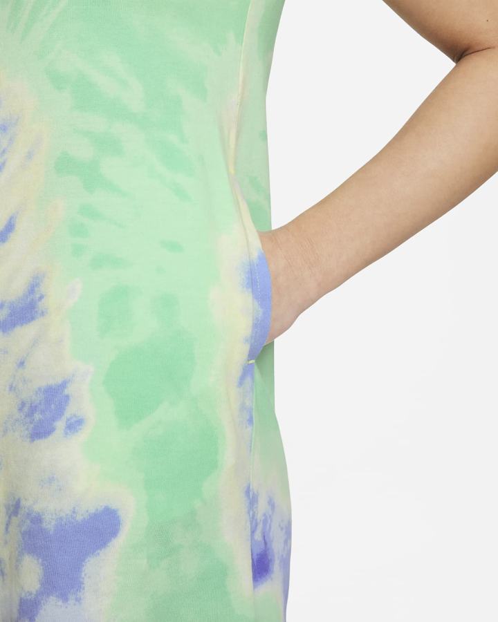 Vestido Nike Sportswear Kids Tie-Dye Niña Verde Menta | QDALX-1537