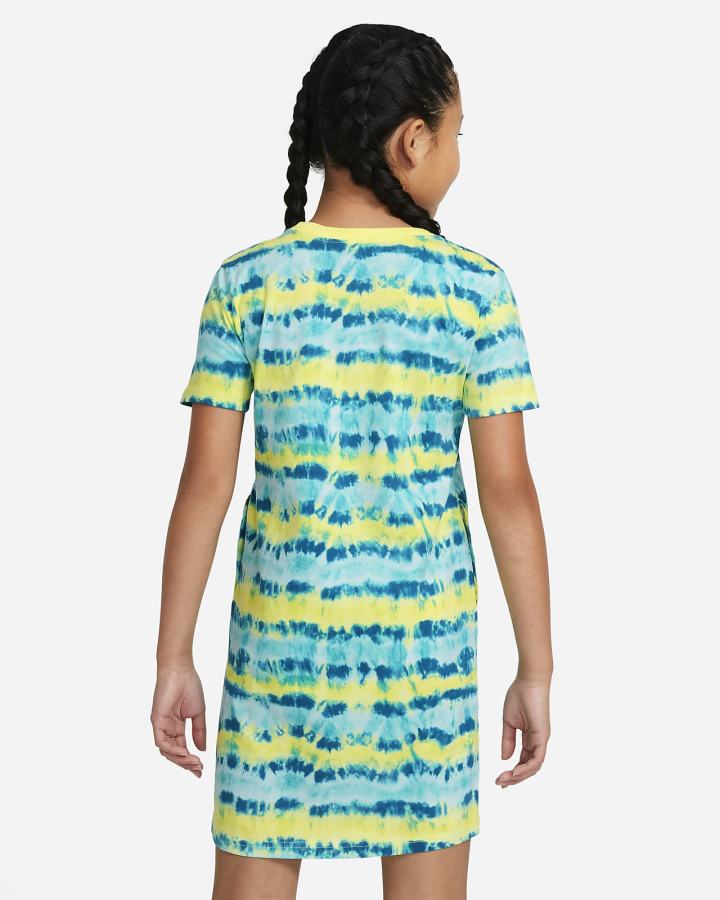 Vestido Nike Sportswear Kids Tie-Dye Niña Multicolor | YBUIQ-4820