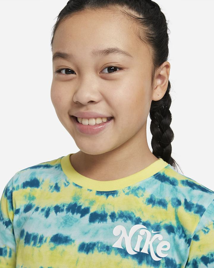 Vestido Nike Sportswear Kids Tie-Dye Niña Multicolor | YBUIQ-4820