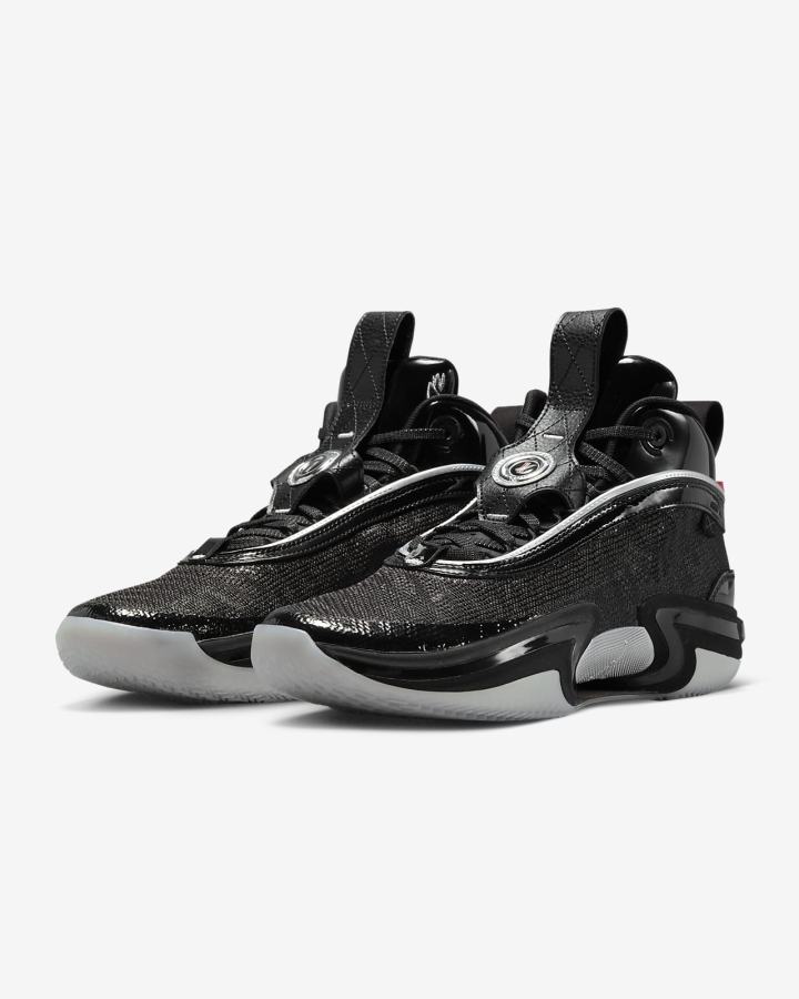 Zapatillas Baloncesto Nike Air Jordan XXXVI Tatum Hombre Negras Gris Rojas Metal Plateadas | BIVMP-7098