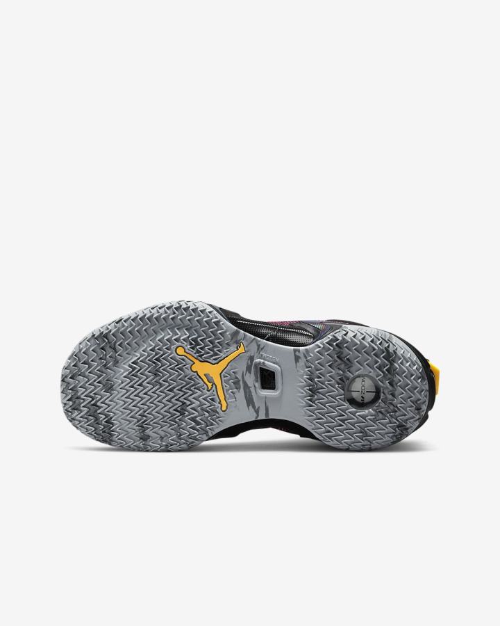 Zapatillas Baloncesto Nike Air Jordan XXXVI Kids Niño Negras Rosas Moradas Naranjas | DPATR-6498