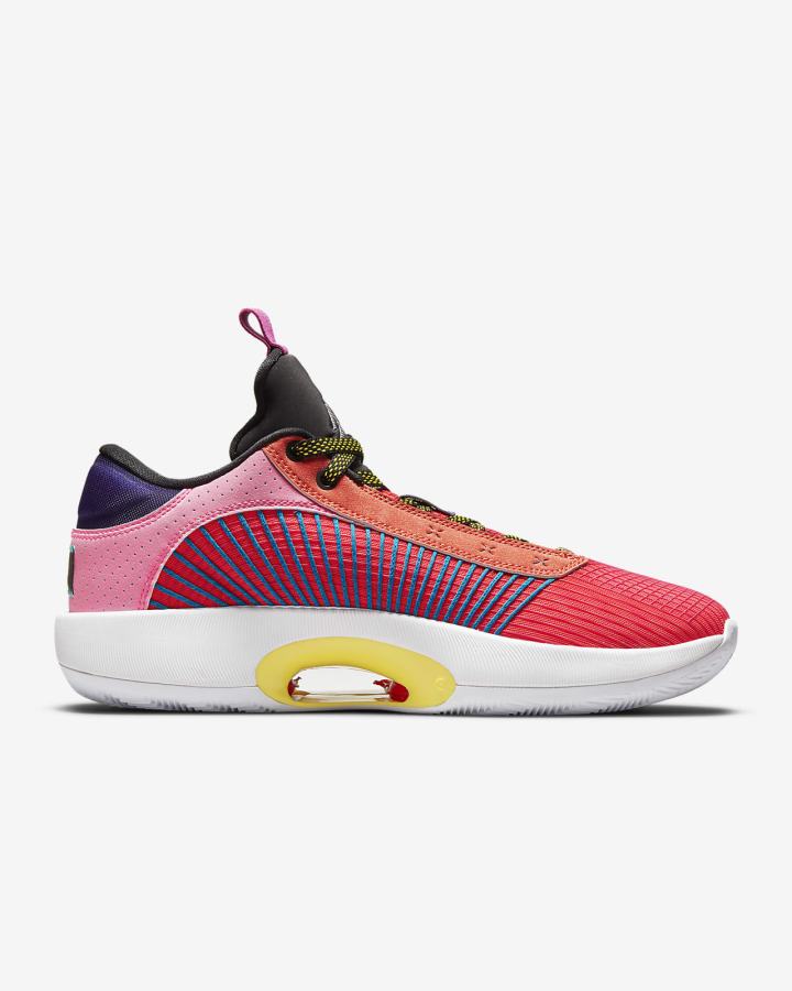 Zapatillas Baloncesto Nike Air Jordan XXXV Low DS PF Hombre Rojas Claro Azules Metal Plateadas | LHZEF-3209