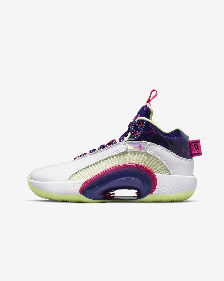 Zapatillas Baloncesto Nike Air Jordan XXXV Luka Kids Niño Blancas | PRFTD-8491