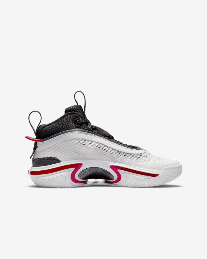 Zapatillas Baloncesto Nike Air Jordan XXXVI Kids Niño Blancas Negras Rojas | WPVXB-8316