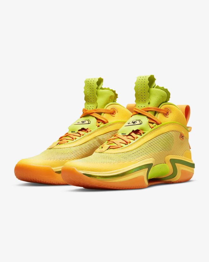 Zapatillas Baloncesto Nike Air Jordan XXXVI 'Taco Jay' Hombre Verde Negras | WRDEU-0138
