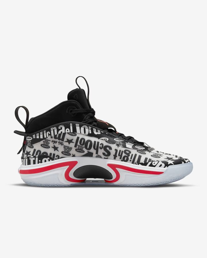 Zapatillas Baloncesto Nike Air Jordan XXXVI FS Hombre Negras Blancas | XDNYU-2803