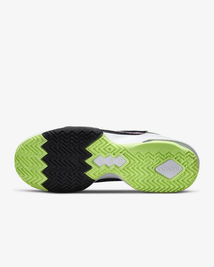 Zapatillas Baloncesto Nike Air Max Impact 3 Hombre Negras Verde Moradas Rosas | YXUFC-6031