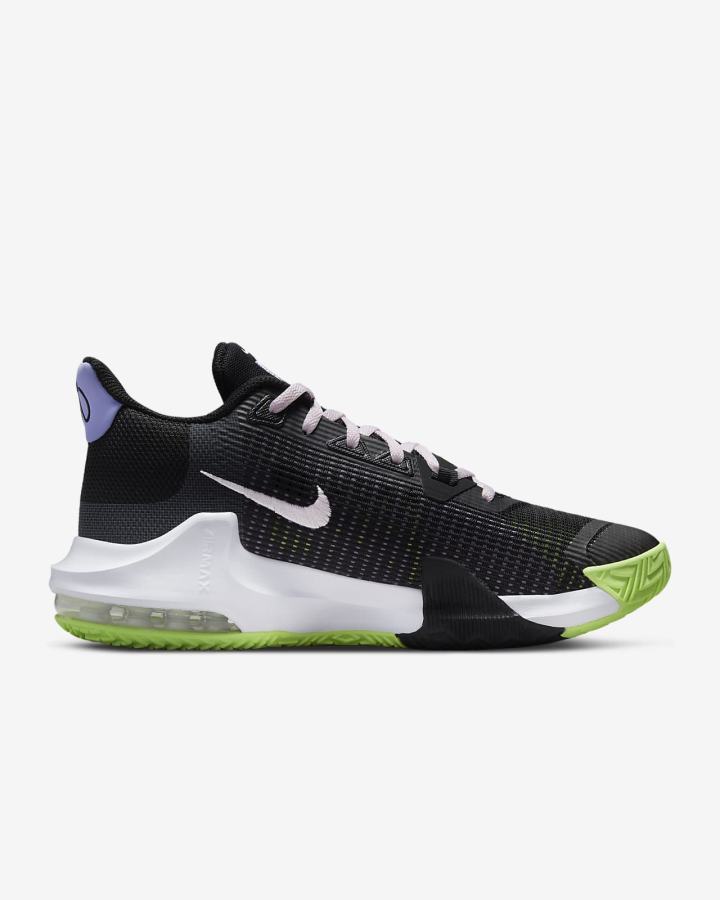 Zapatillas Baloncesto Nike Air Max Impact 3 Hombre Negras Verde Moradas Rosas | YXUFC-6031