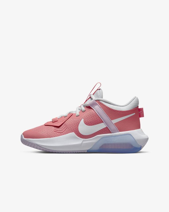 Zapatillas Baloncesto Nike Air Zoom Crossover Kids Niña Rosas Azules Plateadas Blancas | EHYSI-0768