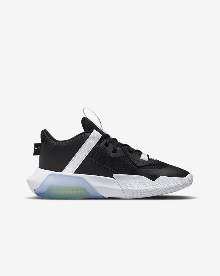 Zapatillas Baloncesto Nike Air Zoom Crossover Kids Niña Negras Blancas | IULOE-2703